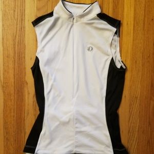 Pearl Izumi Half Zip Cycling Jersey w/pockets B&W